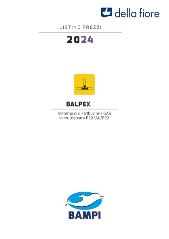 BAMPI - Listino Balpex Gas 2024